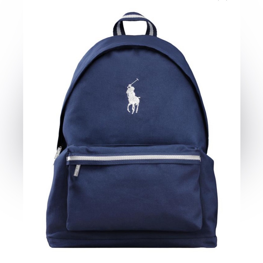 Polo by Ralph Lauren Blue Backpack Classic Design
